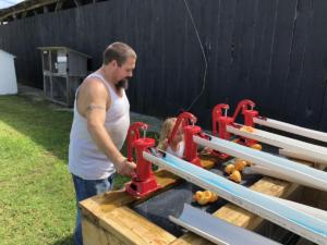 Allen  Harley at duck slide