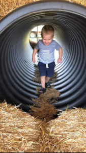 straw tower tunnel